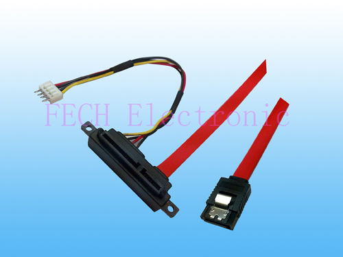 SATA 22P TO SATA150 W/lock +Power Cable Right Angle SATA 22P TO SATA150 W/lock +Power Cable Right Angle