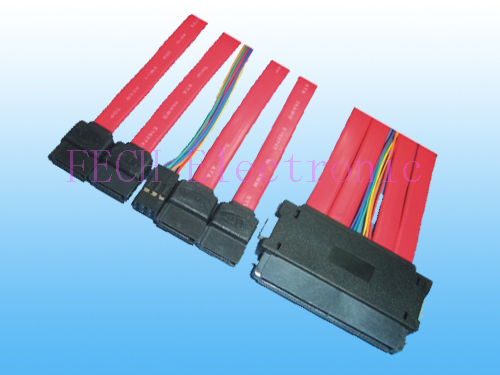 SAS 32P TO SATA150*4+HOUSING SAS 32P TO SATA150*4+HOUSING