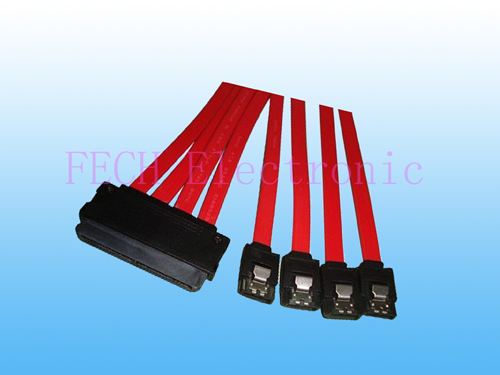 SAS 32P TO SATA150*4 W/lock SAS 32P TO SATA150*4 W/lock