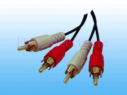 2*RCA Plug TO 2*RCA Plug
