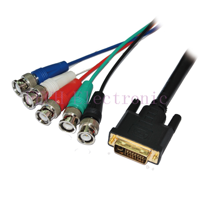 Monitor Cable DVI（24+5）M TO 5*BNC