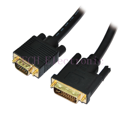 DVI(18+5)M TO VGA HDB15M 