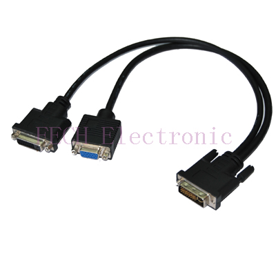 DVI(24+1)M TO F + VGA HDB15F