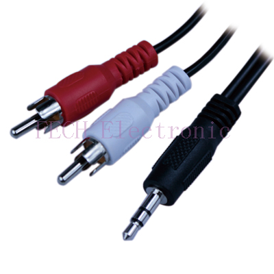 3.5mm Plug TO 2*RCA Plug