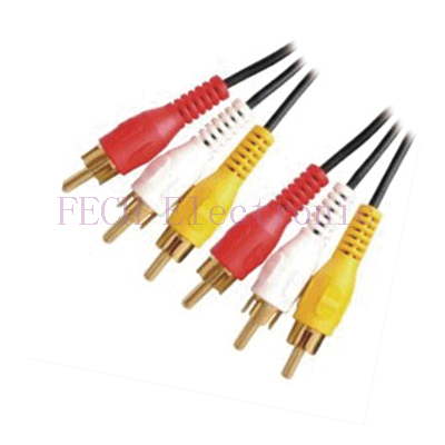 3*RCA Plug TO 3*RCA Plug