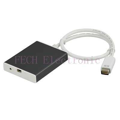 Mini DVI+USB Audio to Mini DisplayPort Converter