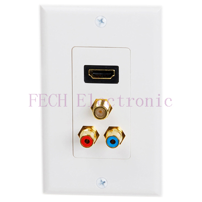 HDMI A F/F + 3*RCA F/F HDMI A F/F + 3*RCA F/F
