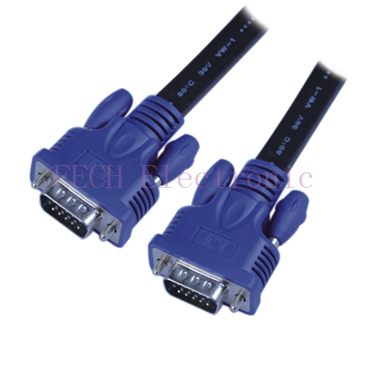 SVGA HDB15M TO M Flat Cable