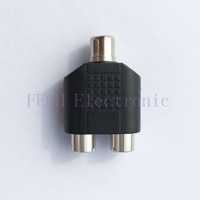 FVAD33  RCA Video Audio Splitter Adapter (RCA Female to 2 RCA Female)