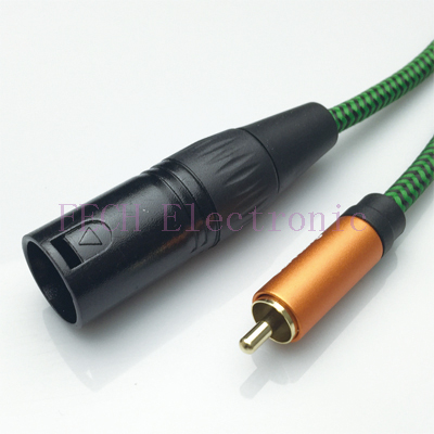 FV1171 XLR 3P to RCA Male Microphone Cable
