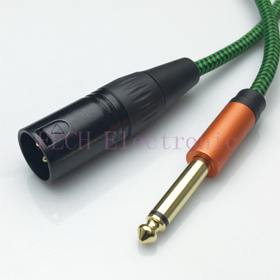 FV1671 XLR 3P Male to 6.35mm(1/4