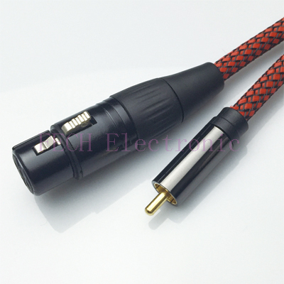 FV2172 XLR 3P Female to RCA Male Microphone Cable