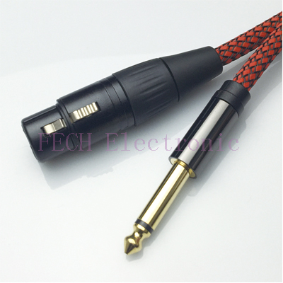 FV2672 XLR 3P Female to 6.35mm(1/4