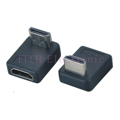 HDMI Adapter A-M / A-F 90 degree DOWN HDMI Adapter A-M / A-F 90 degree DOWN