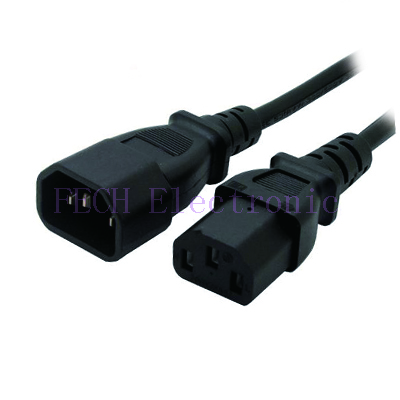 EXTENSION POWER CORD FOR C13 IEC Socket to C14 IEC Plug