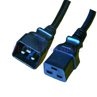 EXTENSION POWER CORD FOR C19 IEC Socket to C20 IEC Plug